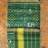 Bottle-Green-hathi-popat--silk-patan-patola-dupatta at Shilphaat.com