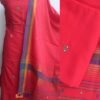 Scarlet-red-Bhujodi--mirrorwork-pure-cotton-Suit-Shilphaat