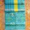 Turquoise-Blue-pure-silk-patola-dupatta-Shilphaat