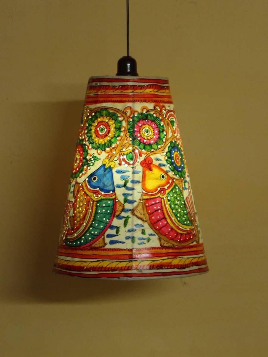 Tholu-bommalata-fishes-Hanging-lamp Tholu-bommalata-fishes-Hanging-lamp