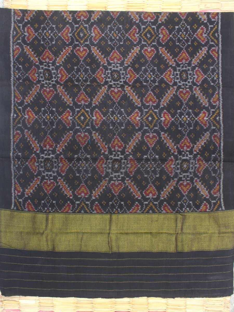 Black-handwoven-patan-patola-woolen-shawl Black-handwoven-patan-patola-woolen-shawl