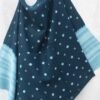 Blue-Grey-Bandhej-pure-wool-shawl-Shilphaat