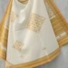 Off-white-and-yellow-Mirrorwork-Bhujodi-Shawl