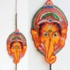Yellow-Ganesh-face-tholu-Bommalata-wall-hanging