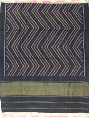Black-zig-zag-patan-patola-pure-wool-shawl