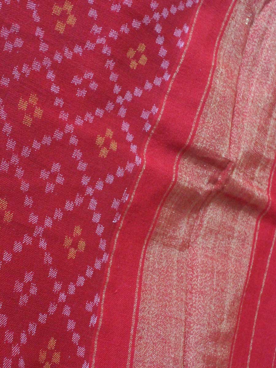 Dark-Red-handwoven-patan-patola-pure-wool-shawl Dark-Red-handwoven-patan-patola-pure-wool-shawl