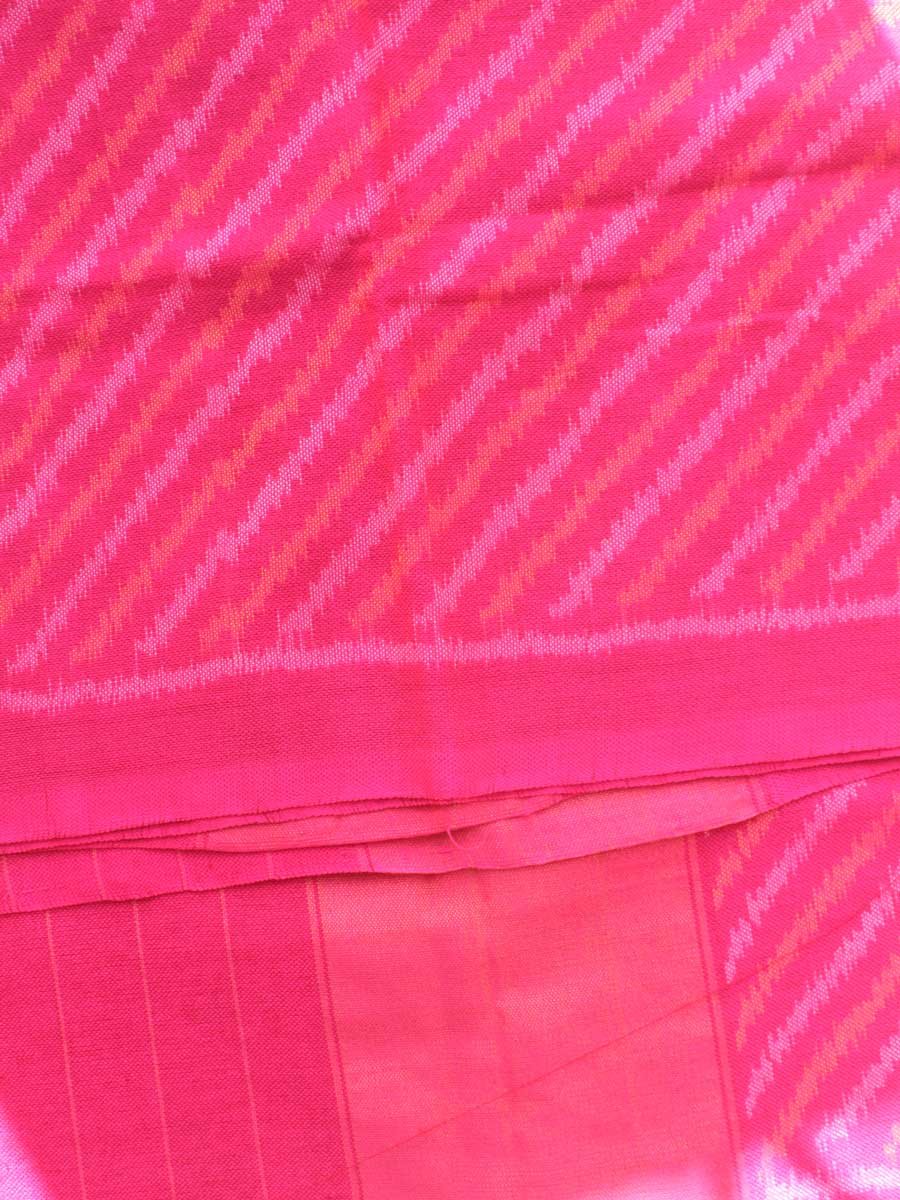 Peach-Pink--handwoven-patan-patola-pure-wool-shawl Peach-Pink--handwoven-patan-patola-pure-wool-shawl