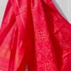 Vermilion-Red-patan-patola-woolen-shawl-Shilphaat