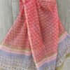 Tomato-red-Block-printed-kota-cotton-dupatta