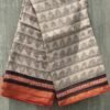 Off-white-and-black-block-printed-Kota-doriya-Sari-Shilphaat