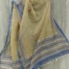 Yellowish-Green-Block-printed-kota-cotton-dupatta Shilphaat