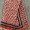 Dark-Red-and-Cream-block-printed-Kota-cotton-saree-Shilphaat