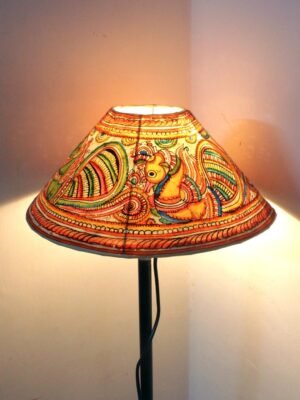 Peacocks-tholu-bommalata-lamp-shade-Shilphaat