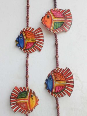 Tholu-bommalata-little-fish-door-hanging-toran-Shilphaat