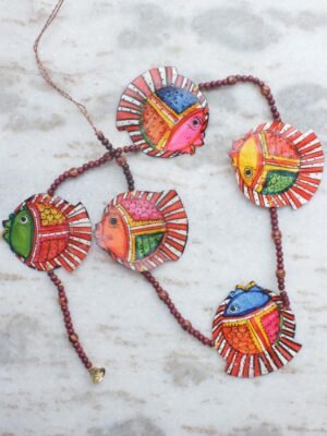Tholu-bommalata-little-fish-wall-hanging-toran-Shilphaat