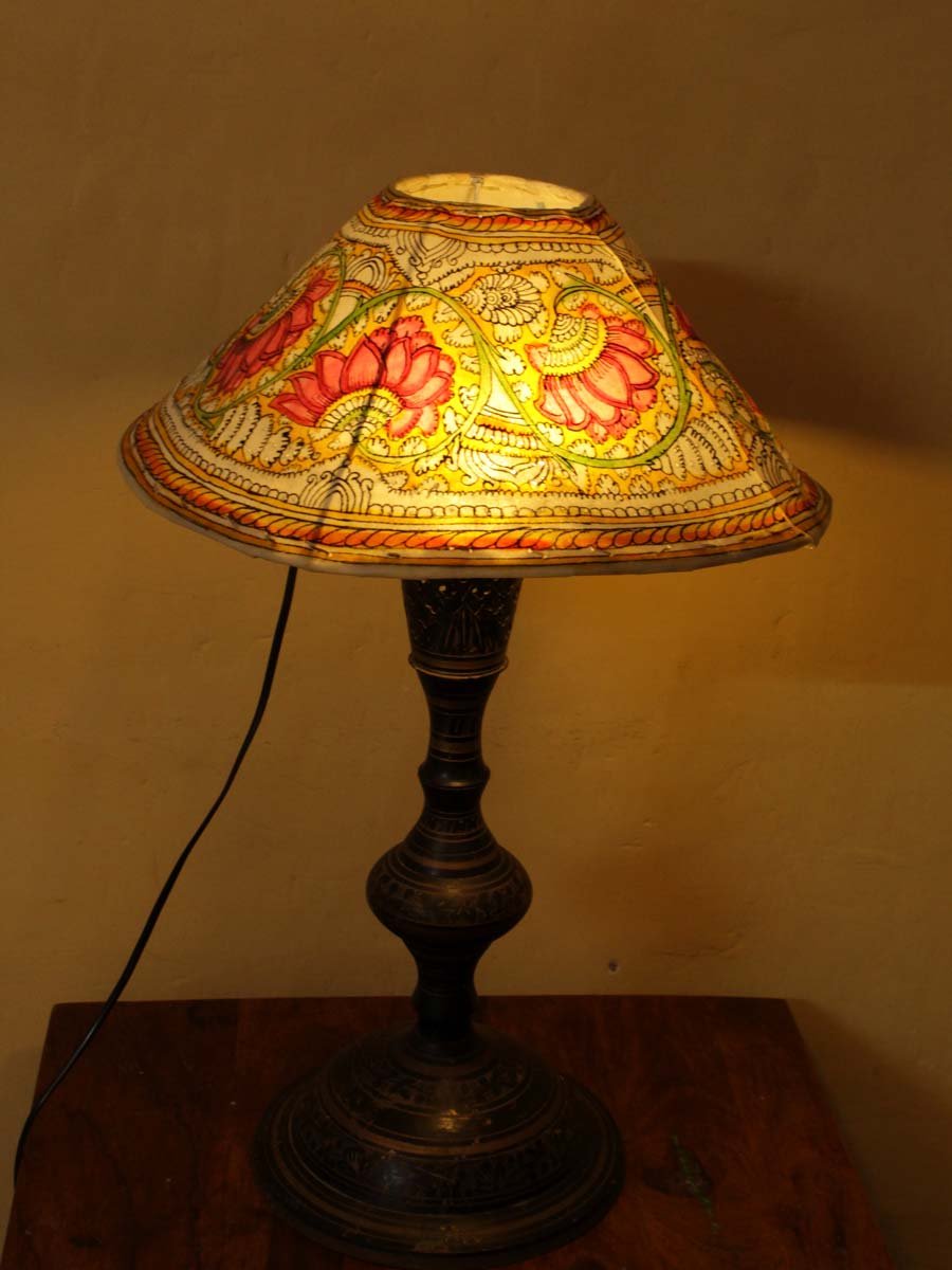 Pink-Lotus-tholu-bommalata-lamp Pink-Lotus-tholu-bommalata-lamp by Shilphaat