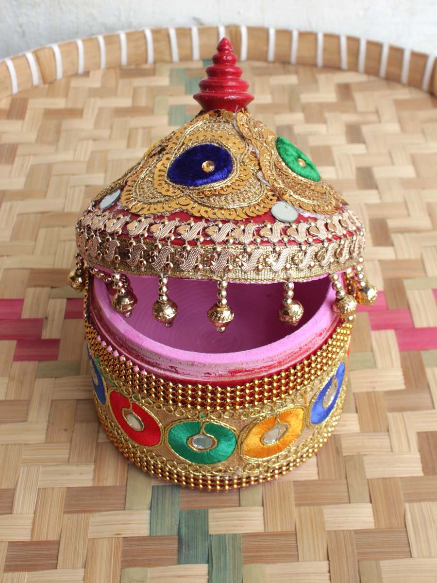 Lacework-wedding-wood-Sindur-dani--Shilphaat Lacework-wedding-wood-Sindur-dani--Shilphaat