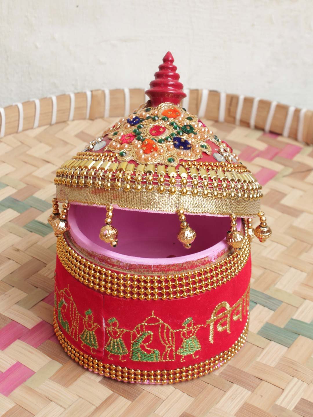 Shubh-vivah-lacework-wood-Sindur-dan Shubh-vivah-lacework-wood-Sindur-dan