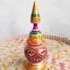 Golden-and-Red-Long-wooden-Sindurdani Shilphaat
