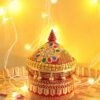 Sequins-red-lace-wooden-Sindur-box-Shilphaat