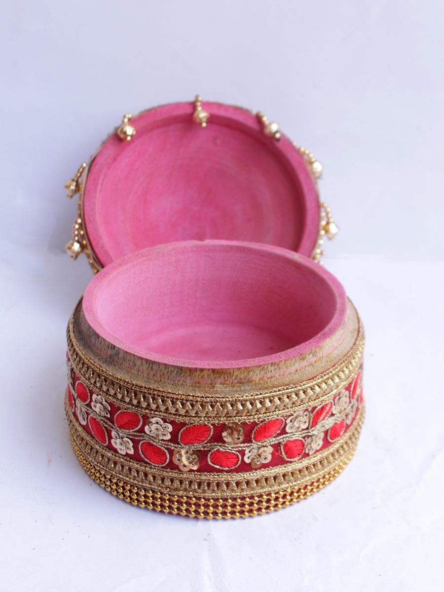 red-and-golden-wooden-sindur-dan red-and-golden-wooden-sindur-dan at Shilphaat.com