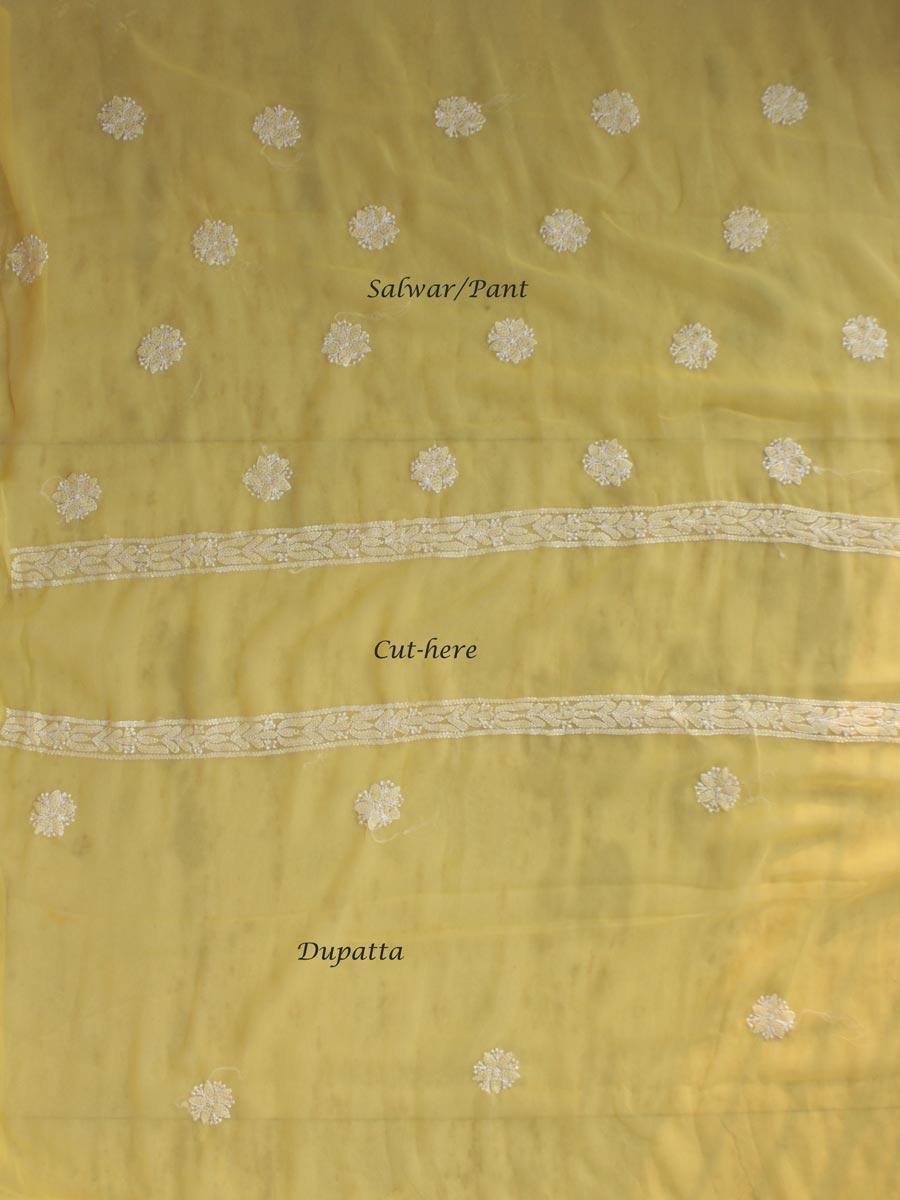 Light-Yellow-georgette-chikankari-salwar-suit Light-Yellow-georgette-chikankari-salwar-suit at Shilphaat