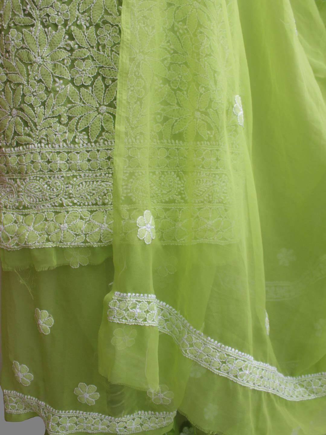 Apple-Green--georgette-chikankari-lucknowi-suit Apple-Green--georgette-chikankari-lucknowi-suit