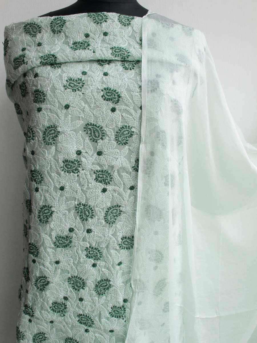 Pale-mint-green-paisley-chikankari-cotton-3pc-ladies-suit Pale-mint-green-paisley-chikankari-cotton-3pc-ladies-suit at SHilphaat.com