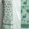 Pale-mint-green-paisley-chikankari-cotton-dress-material at Shilphaat.com