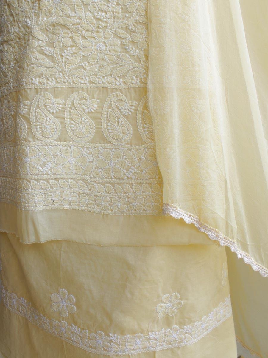 Butter-Yellow-chikankari-cotton-3pc-lucknowi-suit Butter-Yellow-chikankari-cotton-3pc-lucknowi-suit