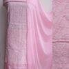 Rose-Pink-chikankari-cotton-dress-material at Shilphaat.com