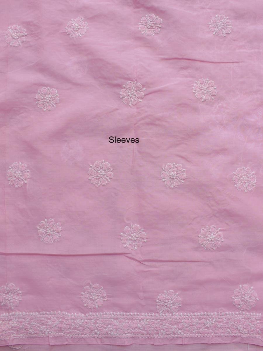Rose-Pink-chikankari-cotton-salwar-suit Rose-Pink-chikankari-cotton-lucknowi-suit