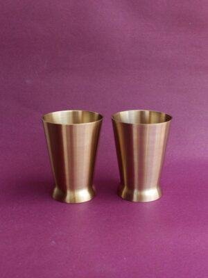 Traditional-brass-tumbler-glass at Shilphaat.com
