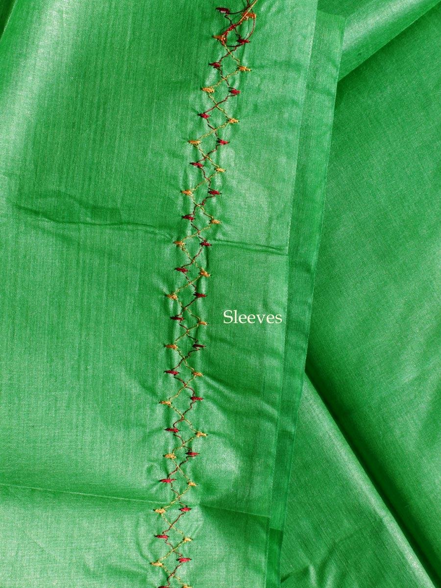 Emerald-Green-gents-silk-kurta-fabric Emerald-Green-gents-silk-kurta-fabric at Shilphaat.com