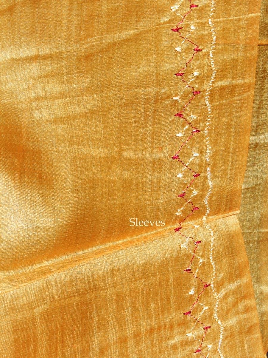 Turmeric-Yellow-gents-silk-kurta-fabric Turmeric-Yellow-gents-silk-kurta-fabric at Shilphaat.com