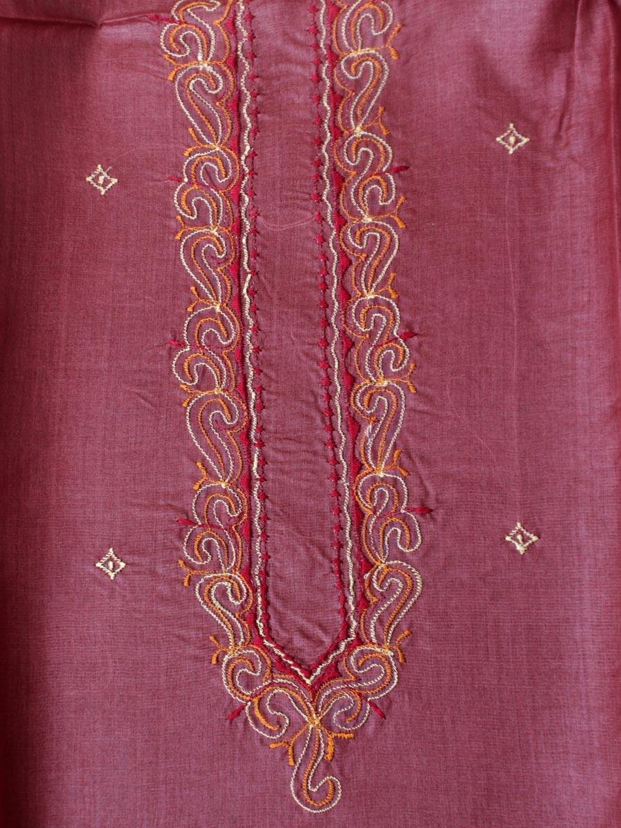 Wine-Red-gents-tussar-silk-kuta-fabric Wine-Red-gents-tussar-silk-kuta-fabric at old.shilphaat.com