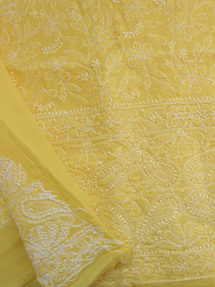 Bright-Yellow-chikankari-cotton-lucknowi-suit Bright-Yellow-chikankari-cotton-lucknowi-suit