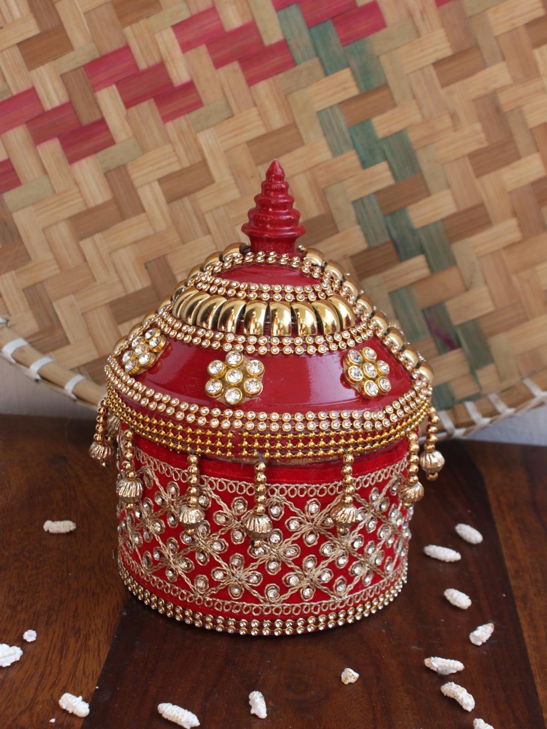 Crystal-Red-velvet-small-wooden-sindoor-box Crystal-Red-velvet-small-wooden-sindoor-box at Shilphaat.com