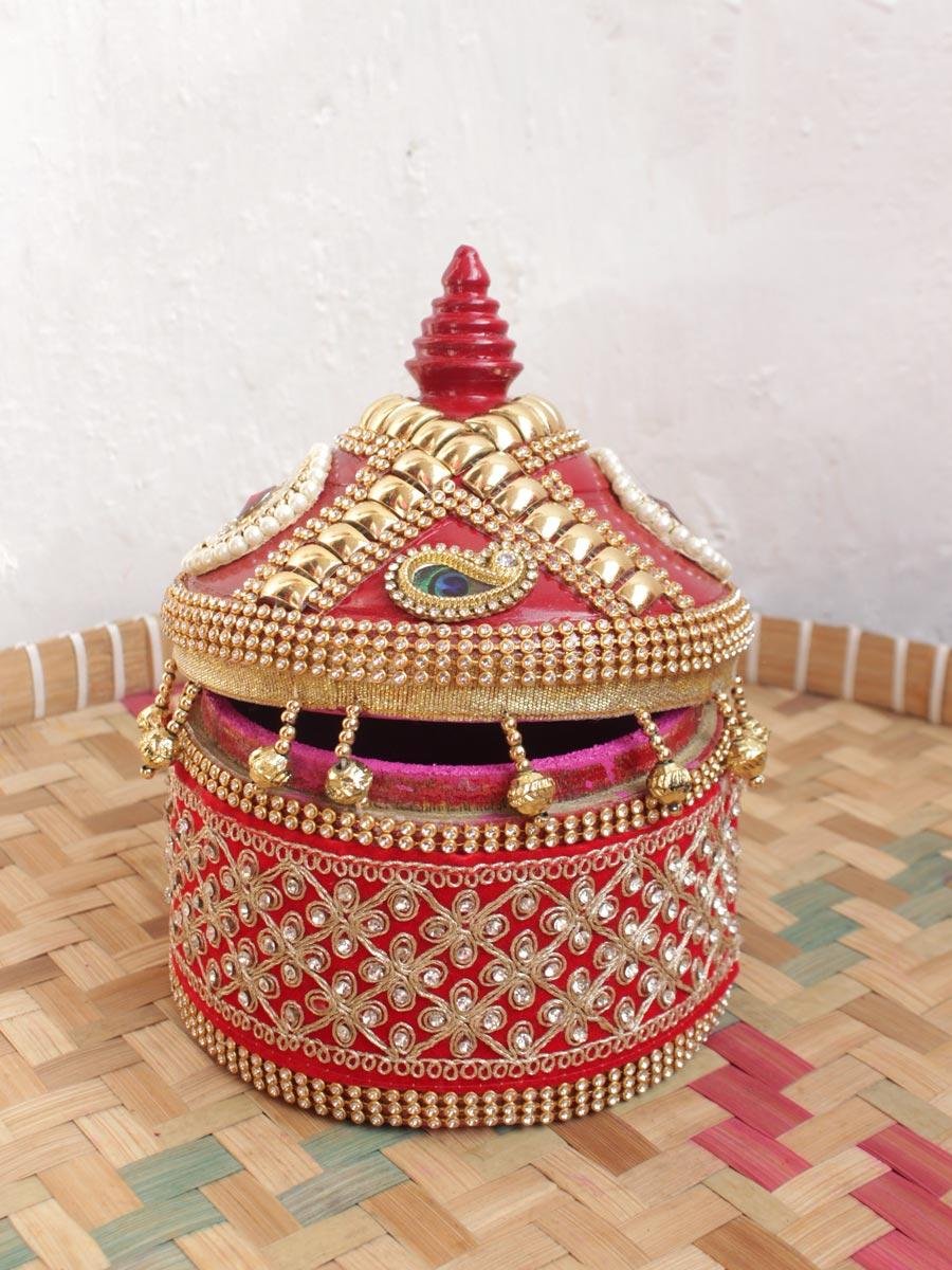 Crystal-Red-Lace-medium-wooden-wedding-sinhora Crystal-Red-Lace-medium-wooden-wedding-sinhora at Shilphaat.com