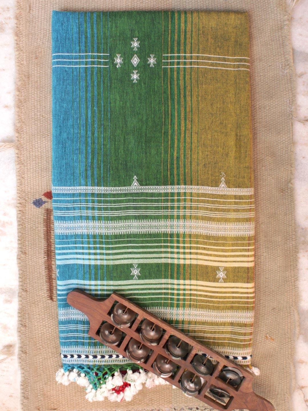 Kala-cotton-multicolour-bhujodi-dupatta Kala-cotton-multicolour-bhujodi-dupatta at Shilphaat