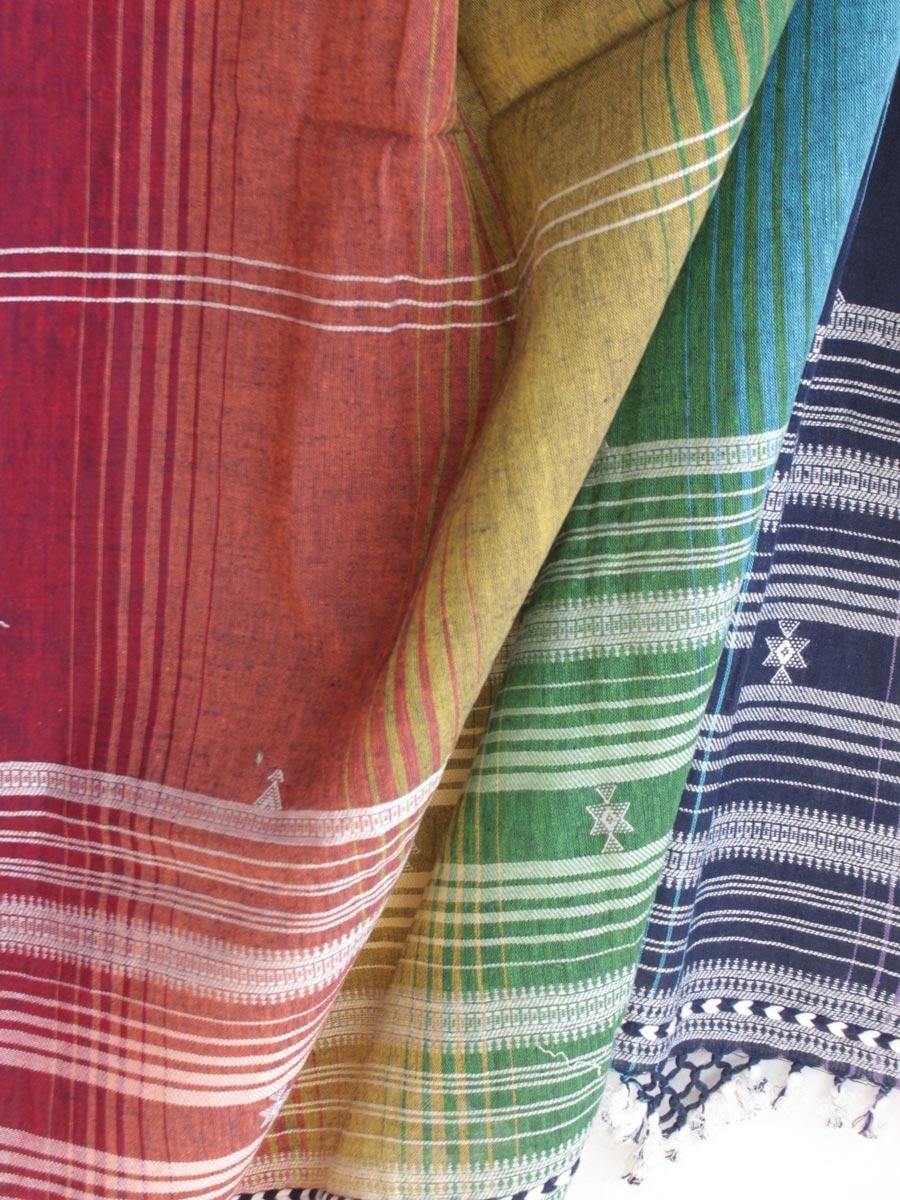 Multicolour-Kala-cotton-Bhujodi-dupatta-Shilphaat Multicolour-Kala-cotton-Bhujodi-dupatta-Shilphaat