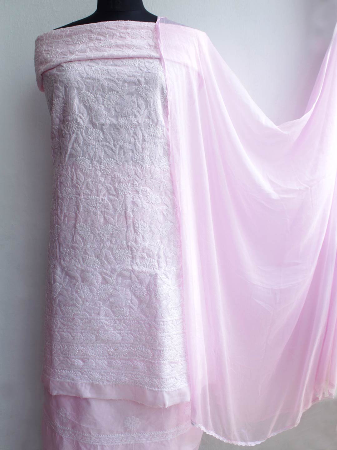 Pastel-Pink-chikankari-cotton-dress-material Pastel-Pink-chikankari-cotton-dress-material at Shilphaat.com
